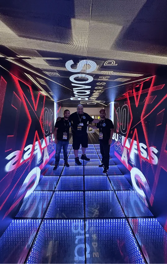 front row fx event production minneapolis led dance floor led screens lighting sound dj led robot weddings quinceaneras corporate events