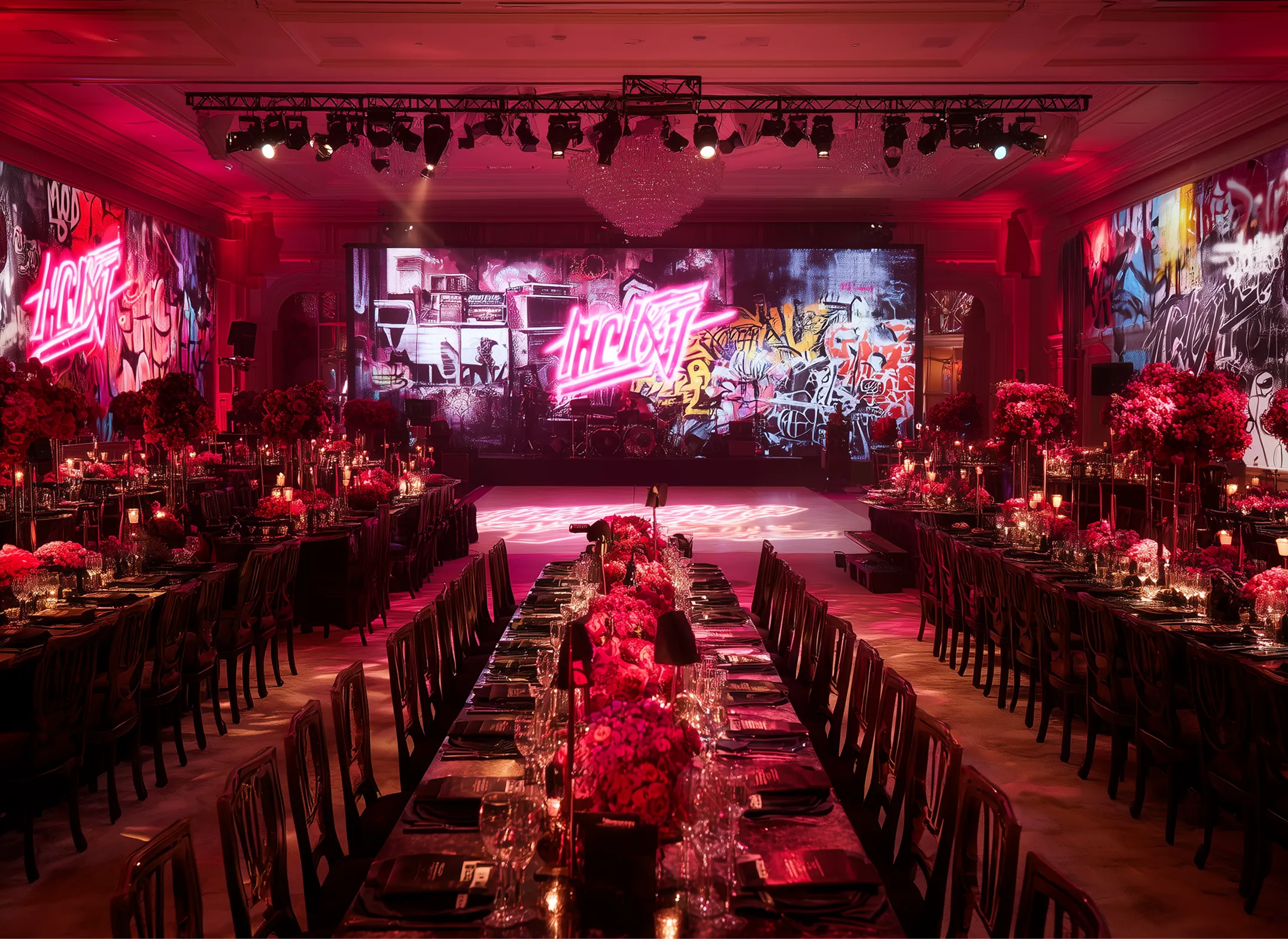 event production minneapolis led dance floor led screens lighting sound dj led robot wedding quinceanera corporate events