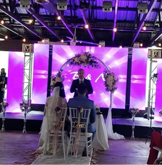 event production minneapolis led dance floor led screens lighting sound dj led robot wedding quinceanera corporate events